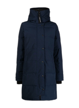 1h可退 【99新未使用】Canada Goose 徽标长袖羽绒服 3802W