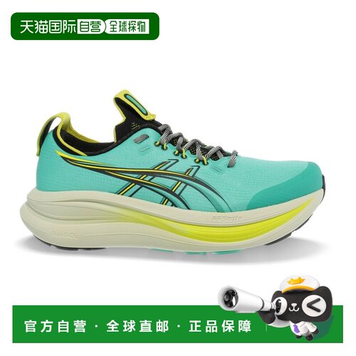 自营欧洲直邮ASICS亚瑟士 Gel-Nimbus 28 TR男士极光绿/黑色越野