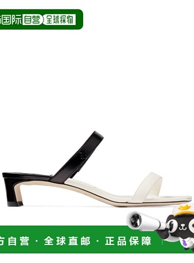 1h可退 香港直邮Jimmy Choo 徽标高跟凉鞋 KYDA35PHN