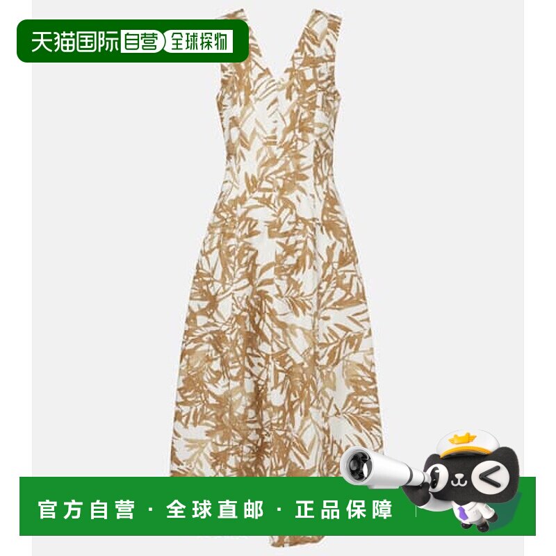 香港直邮Brunello Cucinelli 布内罗 古奇拉利 女士 印花棉质长款