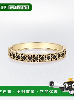 自营1h可退 欧洲直邮Dior 迪奥 女士白色白金手镯