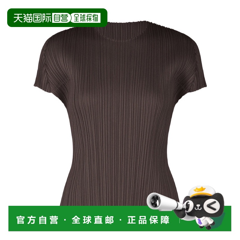 1h可退 欧洲直邮pleats please issey miyake 女士 上装T恤