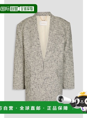 1h可退 香港直邮ZIMMERMANN 女士 Tranquility 亚麻混纺花呢西装