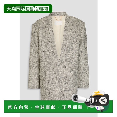 1h可退 香港直邮ZIMMERMANN 女士 Tranquility 亚麻混纺花呢西装