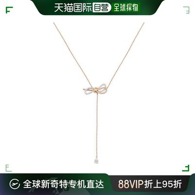 香港直邮SWAROVSKI Lifelong Bow Y形蝴蝶结项链 5447082