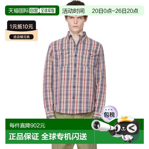 1h可退 香港直邮ralph lauren rrl 拉夫 劳伦RRL 男士 RRL 蓝色 &
