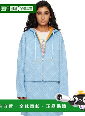 香港直邮Casablanca 女士 蓝色连帽衫 WSP26JK45901Blue