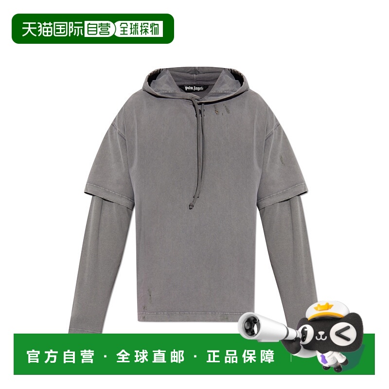1h可退 欧洲直邮palm angels 男士 帽衫运动夹克衫