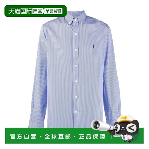 香港直邮POLO RALPH LAUREN 男士衬衫 710832480007BLUE SS2023