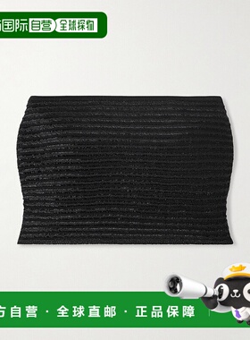 香港直邮Alaia 女士 短款罗纹针织抹胸上衣 AA9H1227K067B