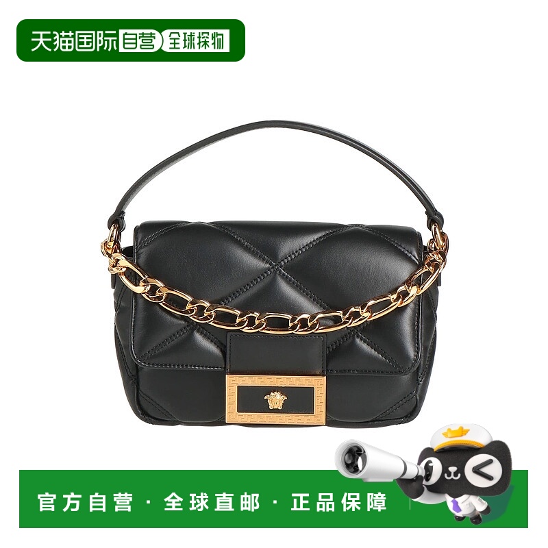 1h可退 香港直邮Versace 范思哲 女士 手袋 black黑色 舒适时尚