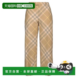 香港直邮Burberry 巴宝莉 女士 休闲长裤 beige米色 舒适时尚