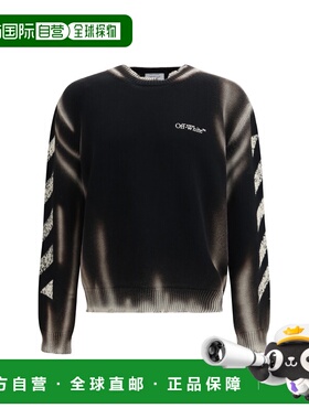 1h可退 香港直邮off-white 男士 Diag Corrosion 毛衣 44MHE20US2