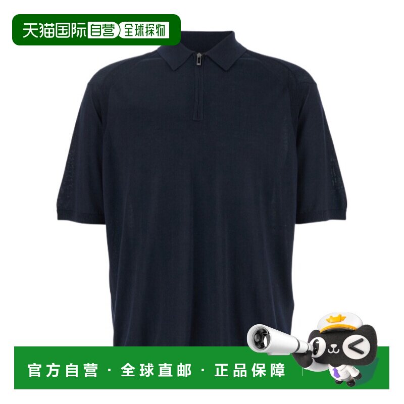 香港直邮Emporio Armani 拉链男装POLO衫 EM000680AF13907阿玛尼