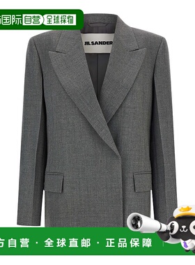 1h可退 香港直邮Jil Sander 吉尔 桑达 女士 羊毛西装外套 J03BN0