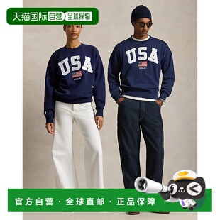 Fit男女同款 Vintage 海军蓝棉 Lauren拉夫劳伦 自营欧洲直邮Ralph