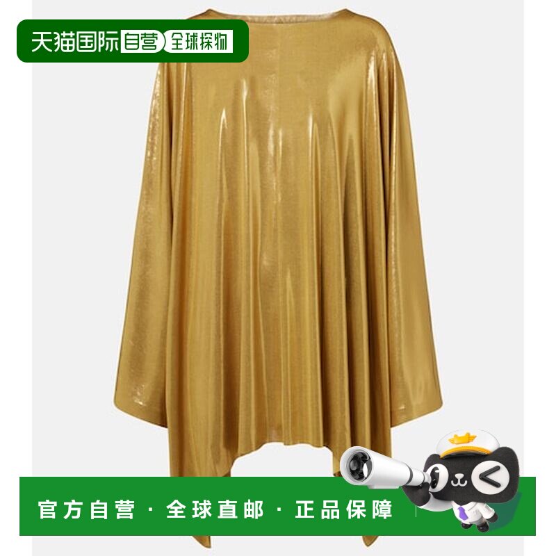 香港直邮NORMA KAMALI 诺玛 卡玛丽 女士 金银锦缎土耳其式长衫