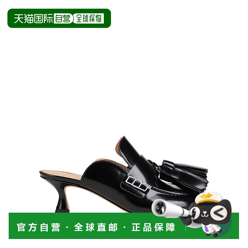 香港直邮J.W. Anderson 女士 Mules 木屐 black黑色 舒适时尚拖鞋