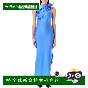 COPR44F5001BLU 1h可退 香港直邮Coperni 女士 不对称花朵礼服