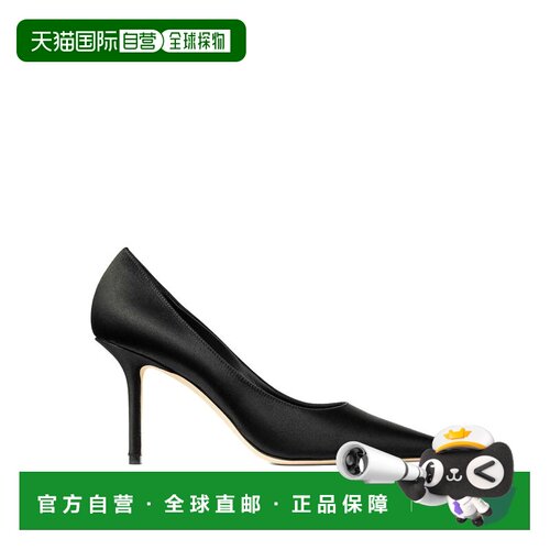 1h可退 香港直邮JIMMY CHOO 女士高跟鞋 LOVE85SATBLACK AW2025