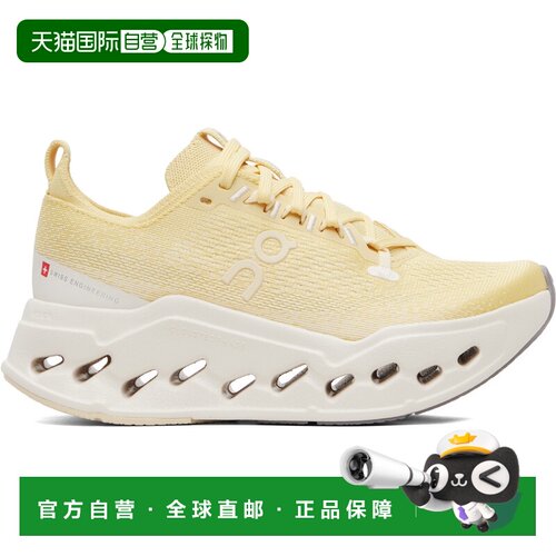 香港直邮On 女士 黄色 Cloudsurfer Max 运动鞋 3WF30225066