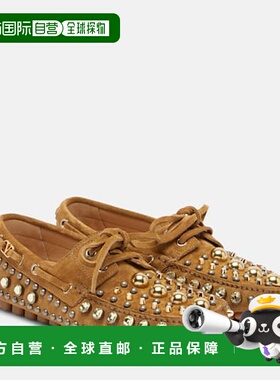 1h可退 香港直邮Valentino 华伦天奴 女士 Fastaway 精饰绒面革开