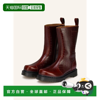 1h可退 香港直邮DR. MARTENS 女士靴子 100282994013000 CO 深棕
