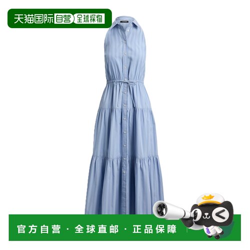 1h可退 Ralph Lauren 条纹衬衫裙 200P08958连衣裙