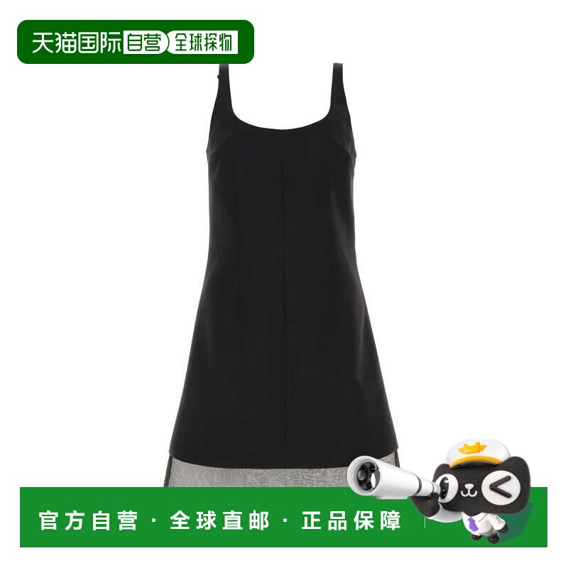 1h可退 香港直邮PRADA 女士连衣裙 P3L46SOOO132TF0002 SS2025 黑