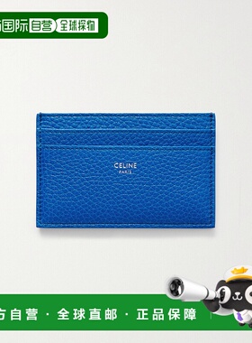 香港直邮Celine 思琳 男士 徽标印花全粒面皮革卡套 10N763GTH