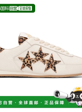 香港直邮AMIRI 女士 灰白色 Leopard Pacific Flat 运动鞋 AWSNSN