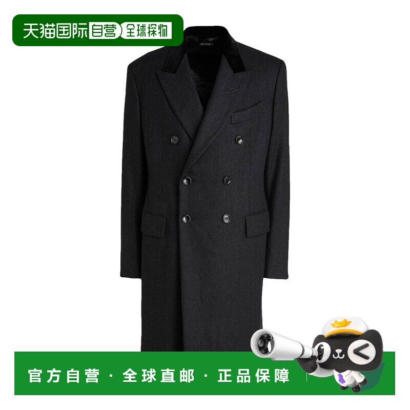 香港直邮Tom Ford 汤姆 福特 男士 大衣 black黑色 舒适时尚