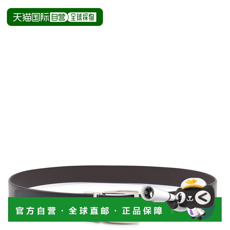 1h可退 香港直邮Canali 康钠丽 男士 黑色皮带腰带 50CKA00107110