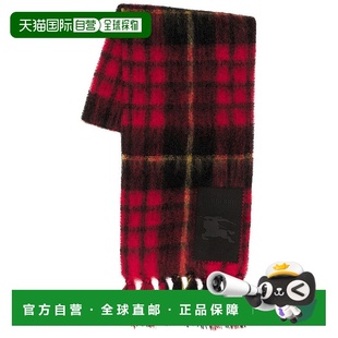 1h可退 香港直邮Burberry 巴宝莉 女士 格子呢格纹马海毛围巾 811