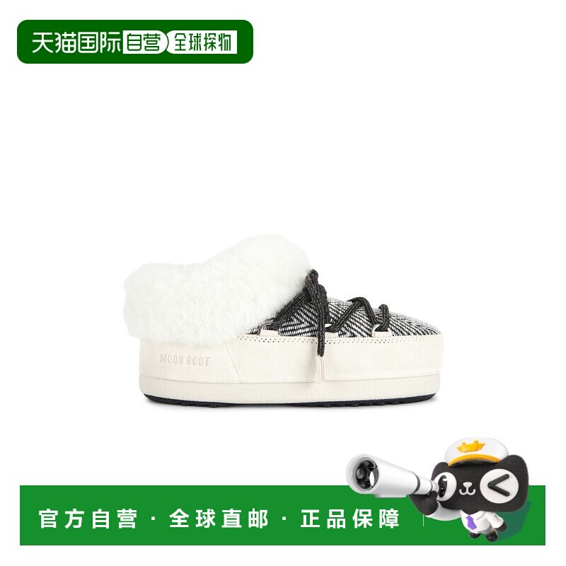 1h可退 香港直邮moon boot 月亮靴 女士 X Guest 皮草靴子(Reside