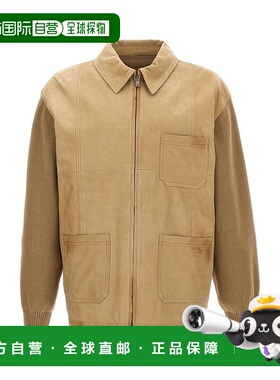 香港直邮GOLDEN GOOSE 男士 长袖皮夹克 GMP02136P001849