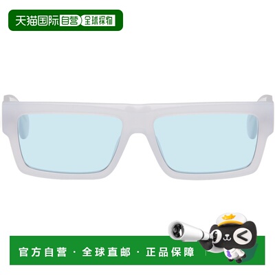 香港直邮off-white 男士 蓝色 Montgomery 太阳镜 OW103509405609