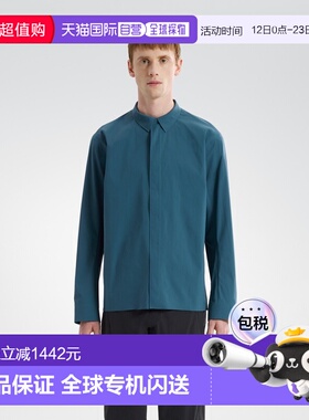 自营1h可退 欧洲直邮ARCTERYX始祖鸟 Metry男士浅夜境蓝尼龙长袖