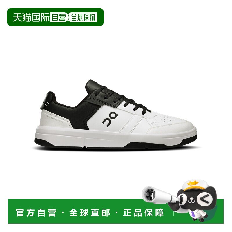 自营欧洲直邮ON昂跑 THE ROGER系列男士白色/黑色聚酯纤维网球运