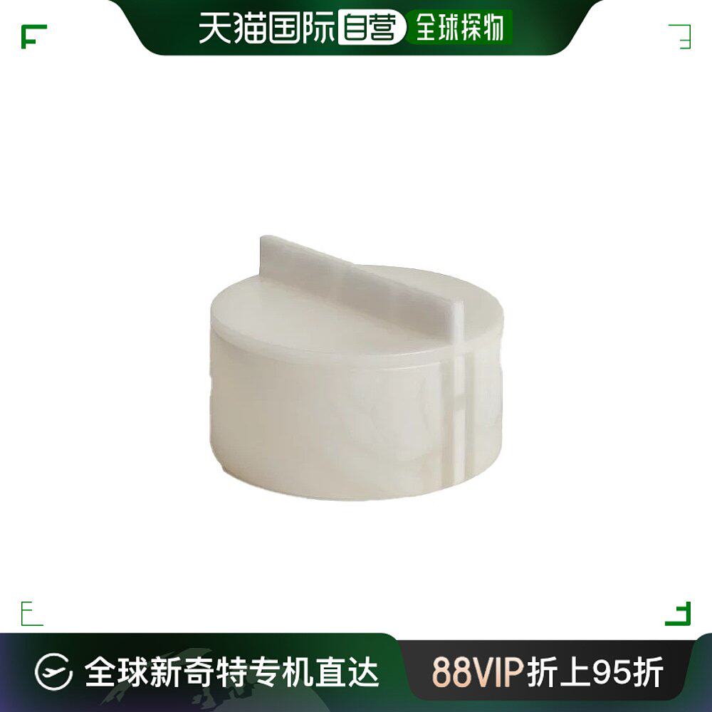 欧洲直邮hermes爱马仕小号圆盒白色雪花石膏饰品简约精致精美