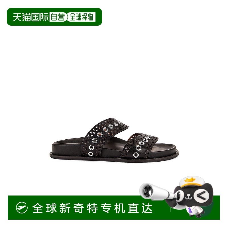 1h可退 香港直邮Alaia 女士 穿孔网眼凉拖 AA3M022CK072