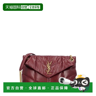 1h可退 美国直邮SaintLaurent圣罗兰Puffer Logo女士单肩包斜挎包