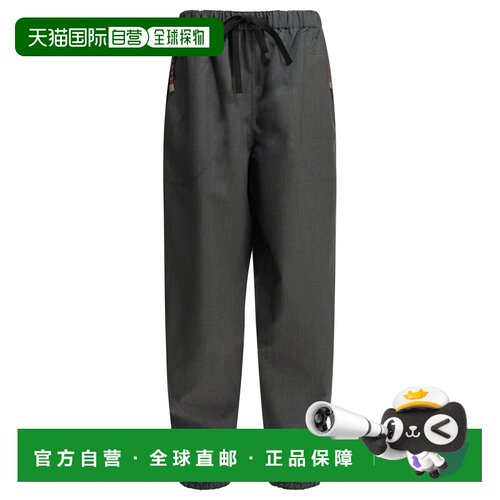 香港直邮PRADA 女士休闲裤 P258K17LKF0480SOOO AW2026 灰色