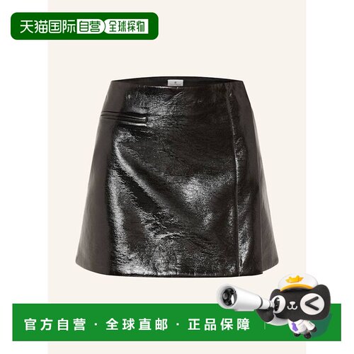 香港直邮COURREGES 女士半身裙 100292998313000 CO 黑色 Skirt O