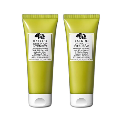 欧洲直邮Origins悦木之源 水润畅饮夜间修护面膜75mlx2温和睡正品