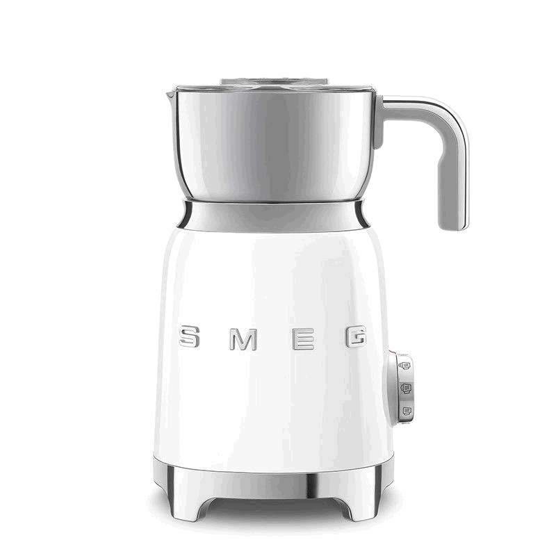 欧洲直邮SMEG/斯麦格 MFF01白色50‘s复古风格电动奶泡机家用全自