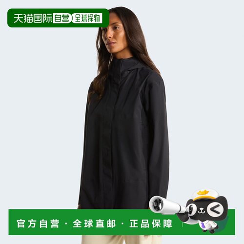 自营欧洲直邮The North Face北面 女士黑色DryVent™三层连帽派克