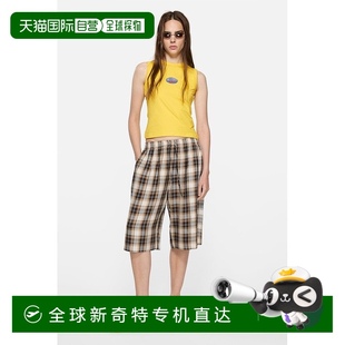 歐洲直郵Acne 氨綸T恤背心 FW25女士亮黃色棉 Studios