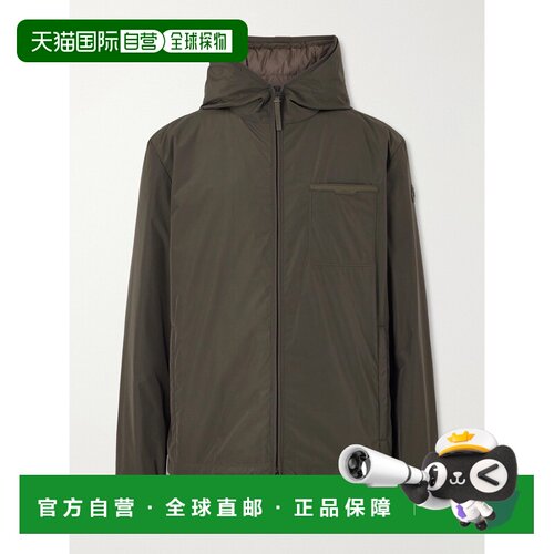 香港直邮Moncler 盟可睐 男士 Austerin Aquaflect Shell 皮革边