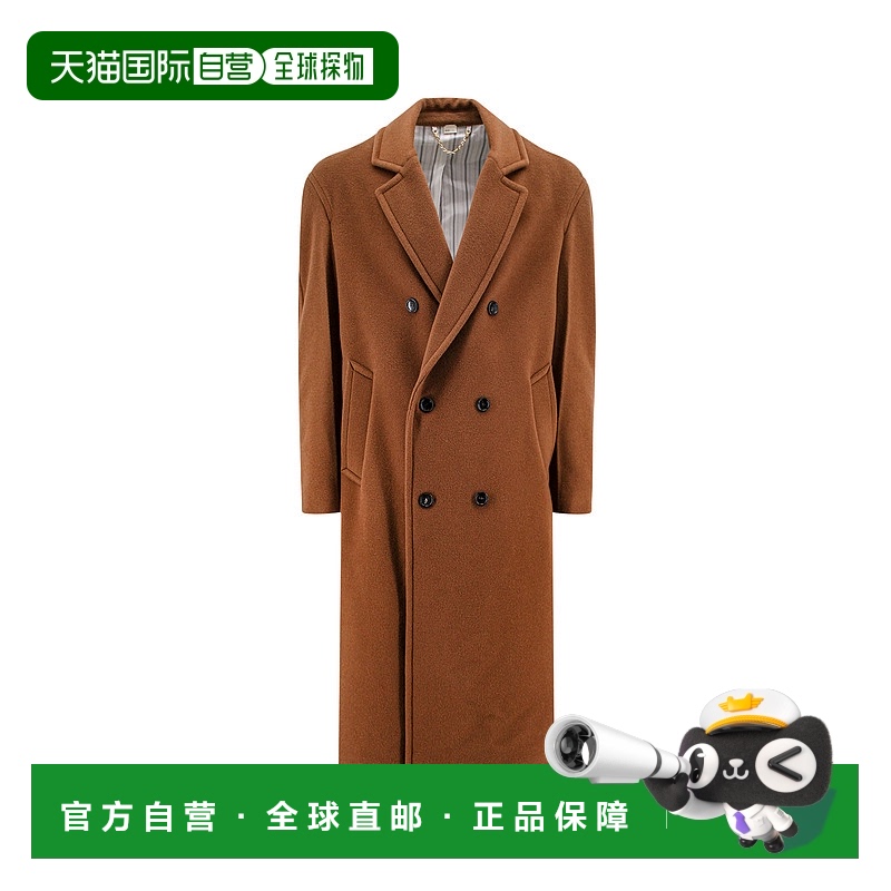 1h可退 香港直邮Gucci 古驰 男士 双排扣大衣 757813ZACEV